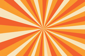 Obraz premium Vibrant retro sunburst background
