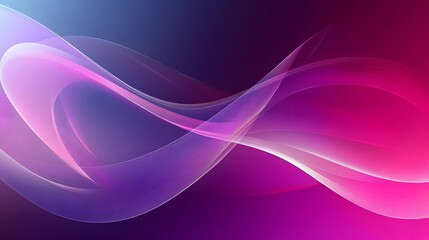Abstract Purple and Pink Swirling Waves Background