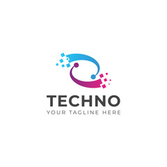 Creative Technology logo design template
