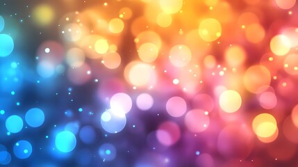 Obraz premium Abstract Colorful Bokeh Background with Blurred Lights