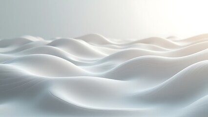 3D Light White Background