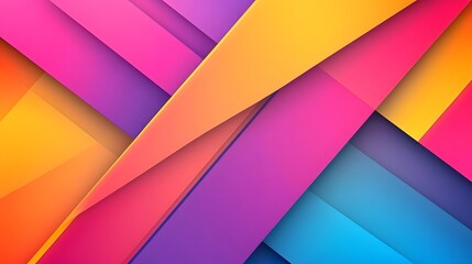 Abstract Geometric Background with Vibrant Colors