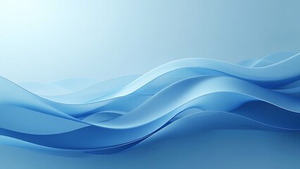 3D Blue Shape Background