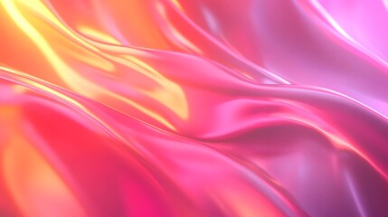 Obraz premium Abstract Pink and Yellow Fluid Gradient Background