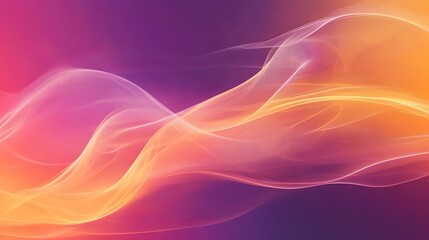 Obraz premium Abstract Background with Swirling Lines in Pink Orange and Yellow Hues