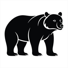bear silhouette vector