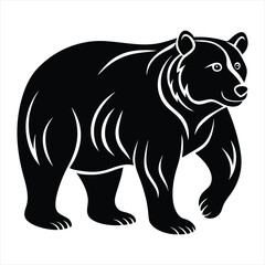 bear silhouette vector