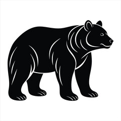 bear silhouette vector