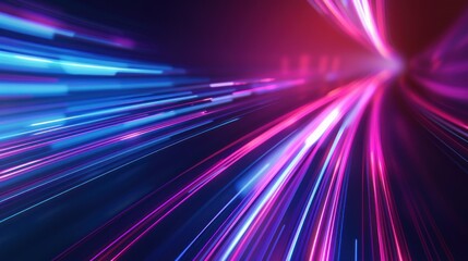 Obraz premium Neon Lights Abstract