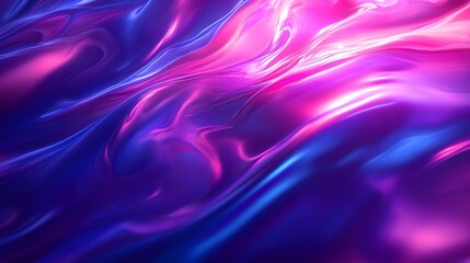 Obraz premium Abstract Swirling Purple and Blue Liquid Background