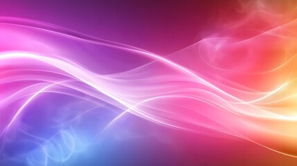 Fototapeta premium Abstract Purple Pink and Yellow Swirling Background