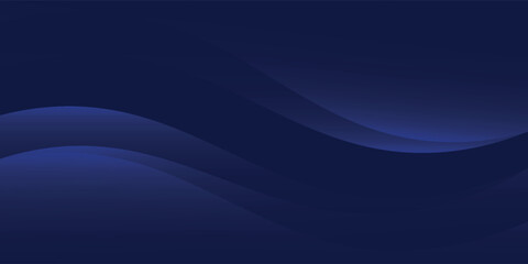 Vector blue line background curve element with white space for text and message design, overlapping layers, vector