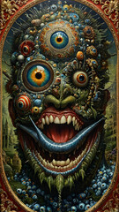 Obraz premium a grotesque fantasy painting, Generative AI