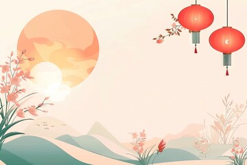 Mid-Autumn Festival Celebration background