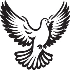 Fototapeta premium pigeon vector design clipart flat style artwork