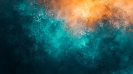 Obraz premium a gradient with irregular smudges of deep teal