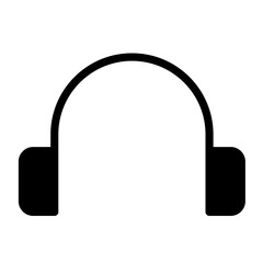 Headphone Audio, Music and Sound solid icon