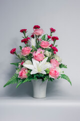 flowers craft in vase