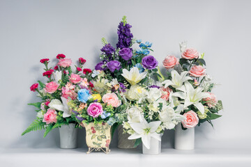 flowers craft in vase