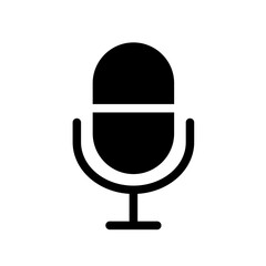 Microphone, Audio, Music and Sound solid icon