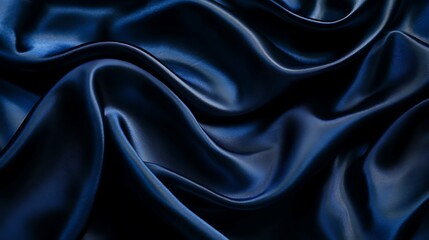 Obraz premium Abstract Blue Silk Fabric Texture