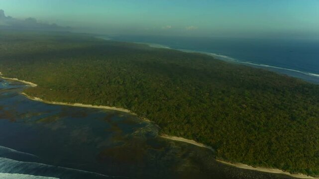 Island landscape ocean G-land Nature