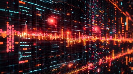 Financial and investment growth graph analysis in the market, financial business plan, income, sales and strategy, financial growth graph of the exchange market.