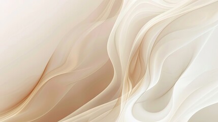 Obraz premium Gradient wallpaper from espresso brown to beige with subtle white smoke for warmth