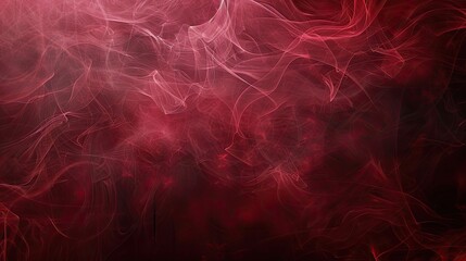 Obraz premium Deep burgundy fading to wine red with swirling smoky gray on the background