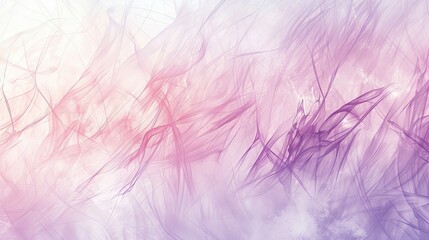 Obraz premium Pinks and purples with delicate paper texture and wispy fibers creating a serene background
