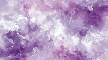 Fototapeta premium An abstract purple and white cloudy background.