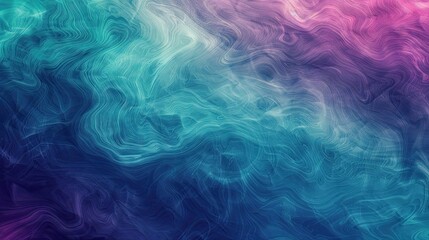 Obraz premium Deep blue and green retro gradient with subtle swirls for a textured backdrop