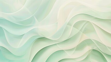 Obraz premium Blues greens and creams blend in retro gradient backdrop with gentle rippling