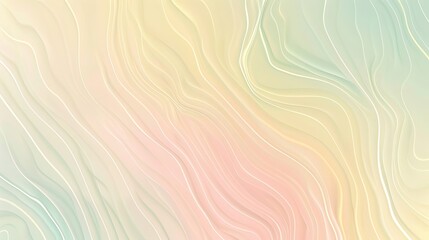 Obraz premium Pastel pink and soft green blend into gentle ripples in a tranquil retro backdrop