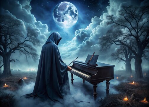 darkly ominous mysterious atmospheric ambient instrumental music