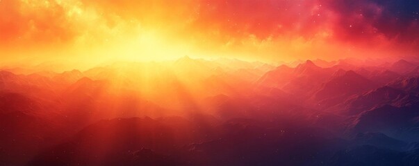 Fototapeta premium A vibrant background with a radial light gradient transitioning from yellow to orange