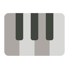 Piano, Audio, Music and Sound Flat Icon