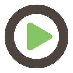 Play, Audio, Music and Sound Flat Icon
