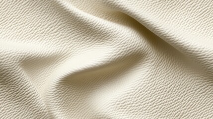 This high-resolution ivory-white leather texture features fine details and smooth surfaces, ideal for enhancing elegance in various creative projects with a luxurious touch SEAMLESS PATTERN