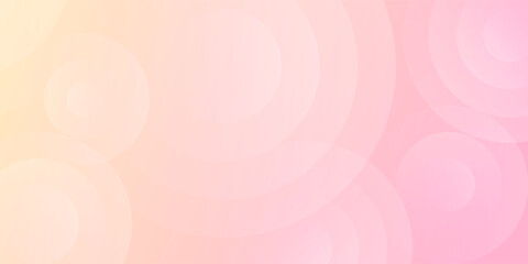 Abstract fluid background in pastel neutral pink and yellow colors. Soft gradations, circle effect style. Modern geometric background. Vector illustration Eps 10
