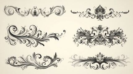 Elegant Vintage Ornaments