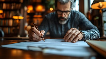 Cropped shot of a lawyer is consulting clients about the house purchase contract.