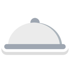 Cloche sticker vector icon an isolated background 