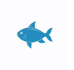 Fototapeta premium Vibrant Fish Vector silhouettes, High Quality Colorful Fish Image for Graphic Design 