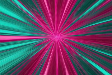 Obraz premium Radiant Emerald Magenta Cyan Flowing Color Background with Depth and Texture