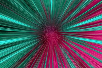 Obraz premium Vibrant Emerald Magenta Cyan Color Flow Background with Illuminated Depth and Textured Glow