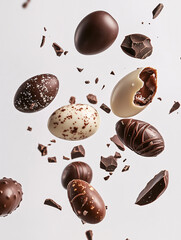 Fototapeta premium Chocolate Easter Eggs 03
