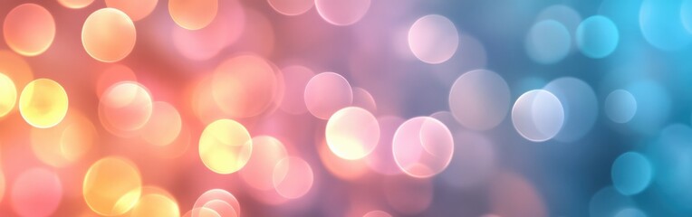 Pastel Watercolor Circles Abstract Soft and Dreamy Background