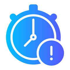 deadline gradient icon