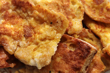 fried egg bread for breakfast